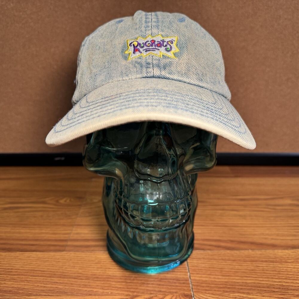 Rugrats Logo 2018 Nickelodeon Viacom International Strap Denim Cap Hat